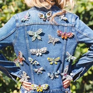 TRENDING Vintage Spanish Enamel Butterfly Brooch